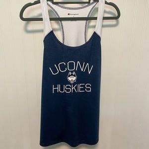 UCONN HUSKIES Racerback Tank Top by Champion L.